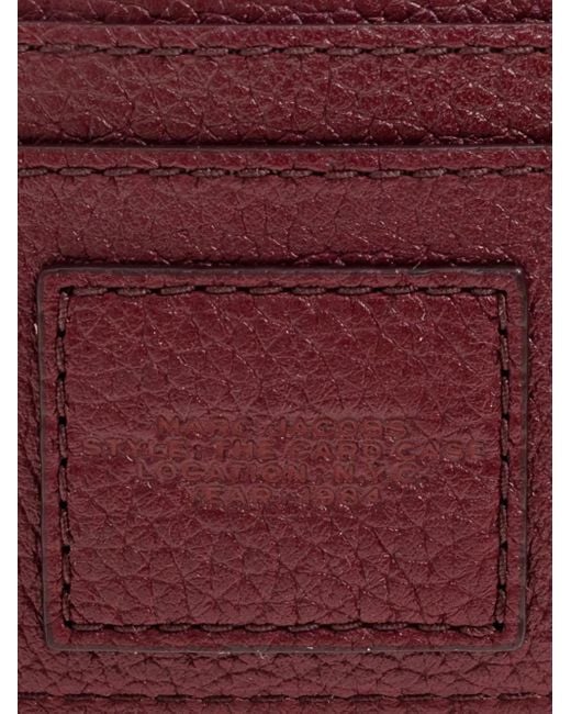 Portacarte Con Logo Goffratot di Marc Jacobs in Purple