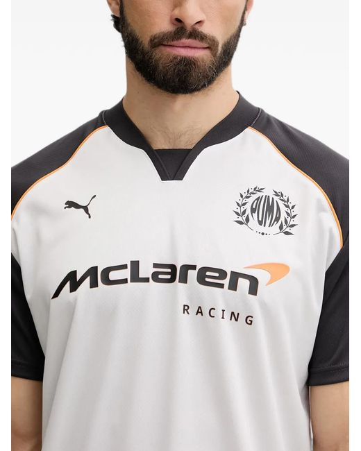PUMA Gray Mclaren Racing T-Shirt for men