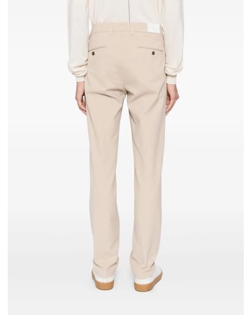 Eleventy Natural Twill Trousers for men