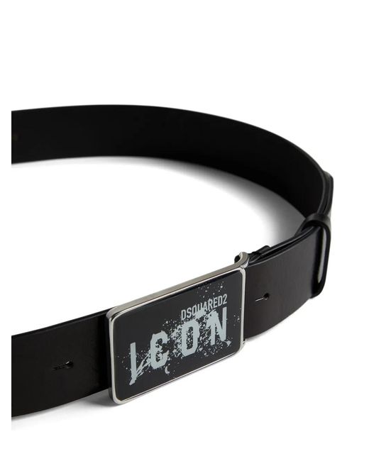 DSquared² Black Belt for men