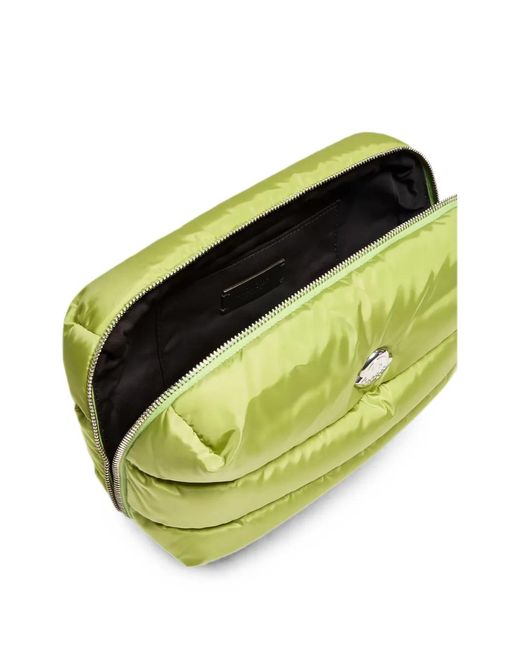 Moncler Green Caradoc Quilted Beauty Case