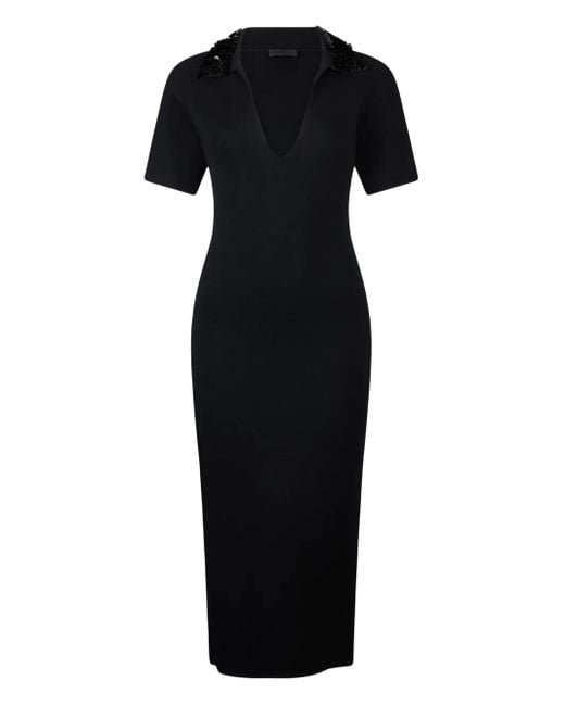 Abito Midi Con Paillettes di Liu Jo in Black