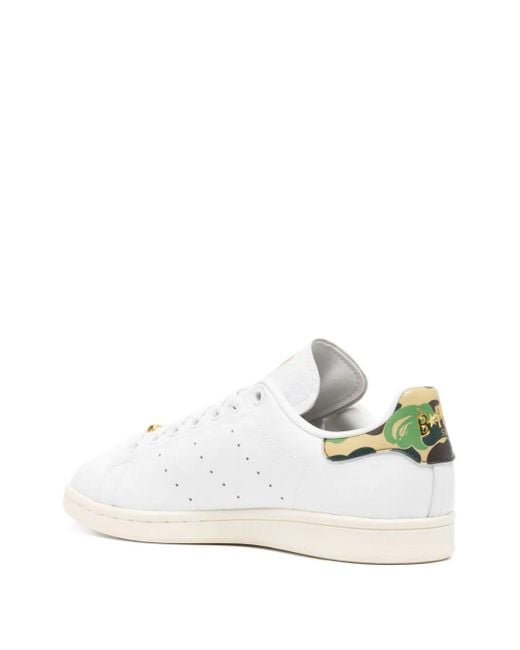 A Bathing Ape White X Adidas Stan Smith Trainers for men