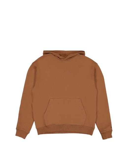 Nike Brown Wordmark Fleece Hoodie