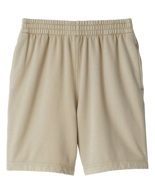 Burberry Natural Elasticated-waist Track Shorts for men
