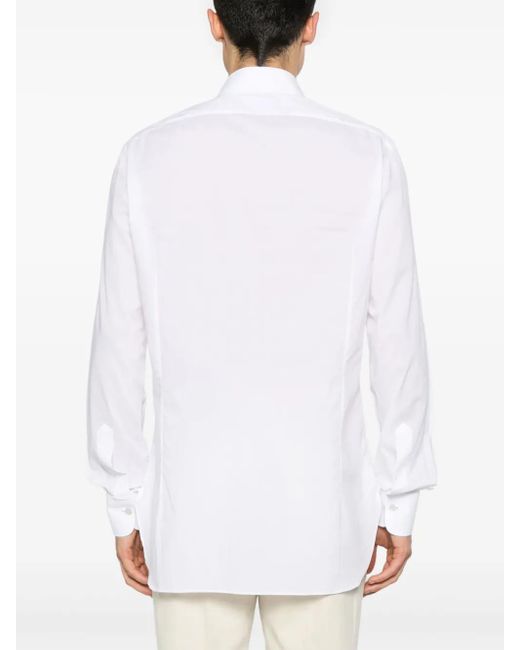 Kiton Klassisches Hemd in White für Herren