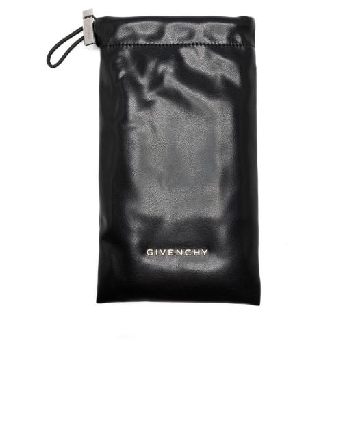 Givenchy 4gem Zonnebril Met Ovaal Montuur in het Gray