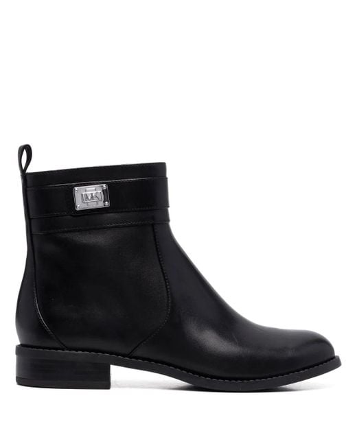 MICHAEL Michael Kors Black Padma Strap Boots