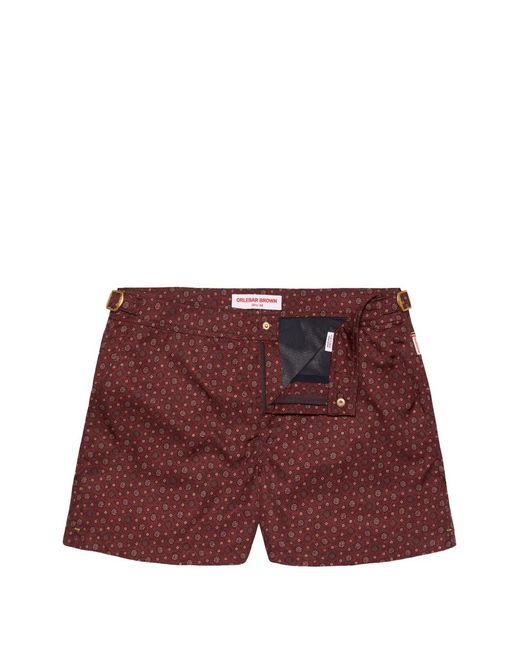 Orlebar Brown Purple Setter Patterned Swim Shorts for men