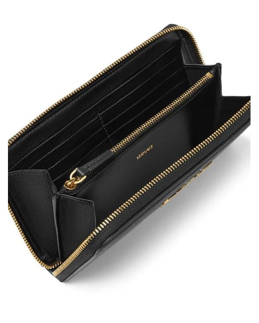 Versace Black Tag Nappa Wallet