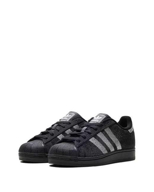 Adidas Black Superstar Ii Sneakers