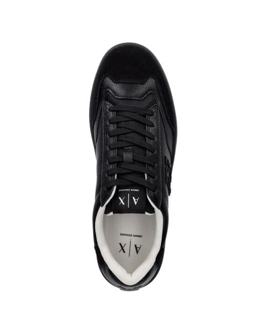 ARMANI EXCHANGE Sneakers Mit Logo-Patch in Black für Herren