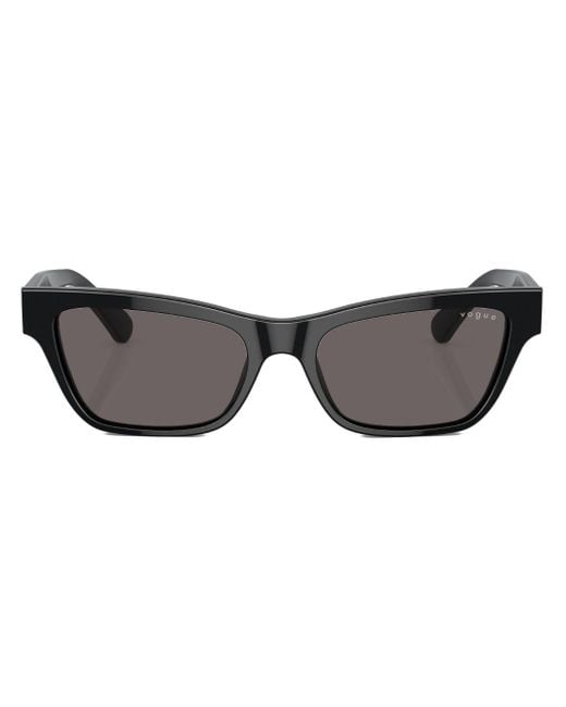 Vogue Eyewear Gray Cat-eye Frame Sunglasses