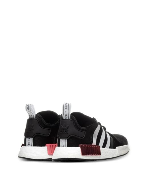 Adidas Black Nmd R1 /Hazy Rose" Sneakers