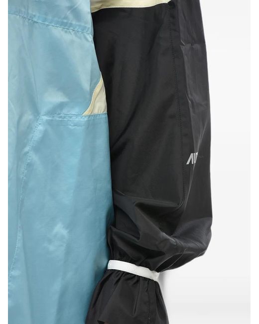 Autry Blue Batwing-Sleeve Windbreaker Jacket