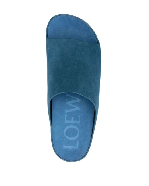 Lago suede sandals Loewe de hombre de color Blue
