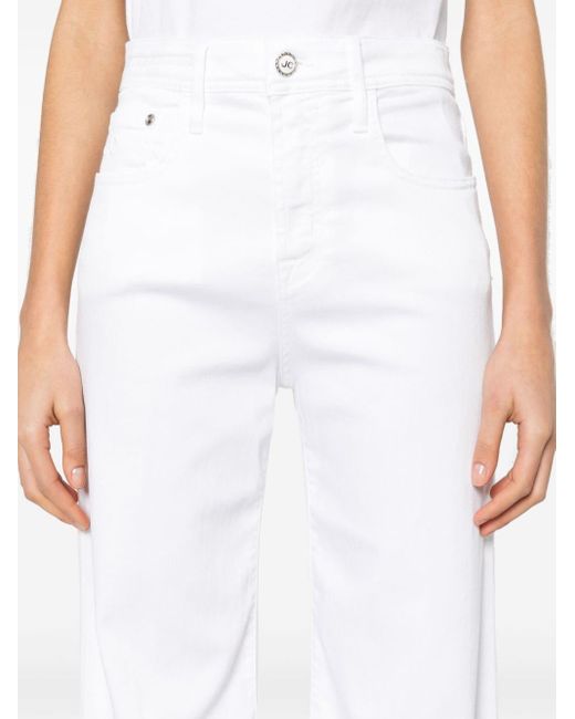 Jeans Jackie a gamba ampia di Jacob Cohen in White