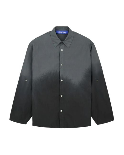 A_COLD_WALL* Gray Ombré Cotton Shirt for men