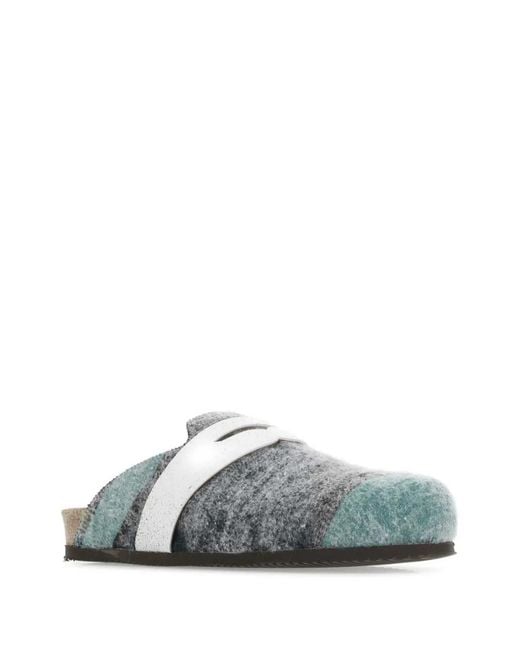 VITELLI Gray Colour-Block Slippers for men