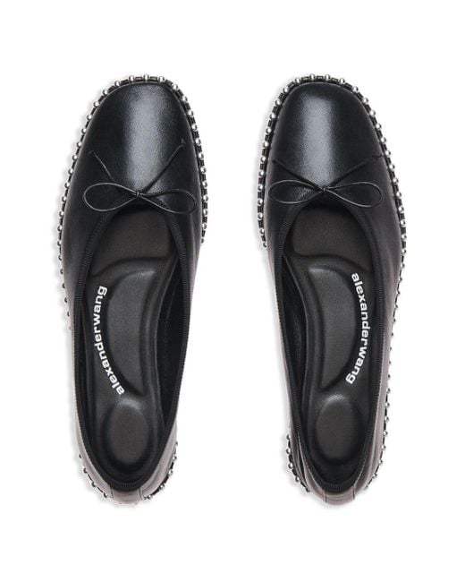 Alexander Wang Black Lina Ballet Flats