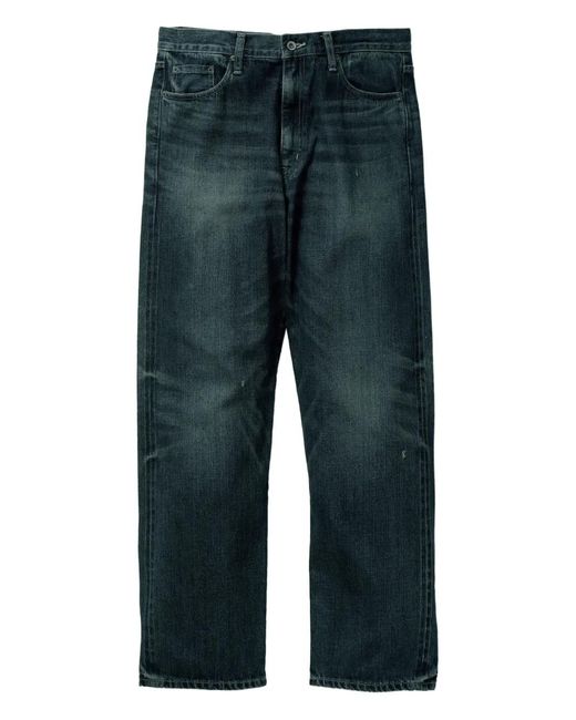 Neighborhood Blue Five-Pocket Jeans for men