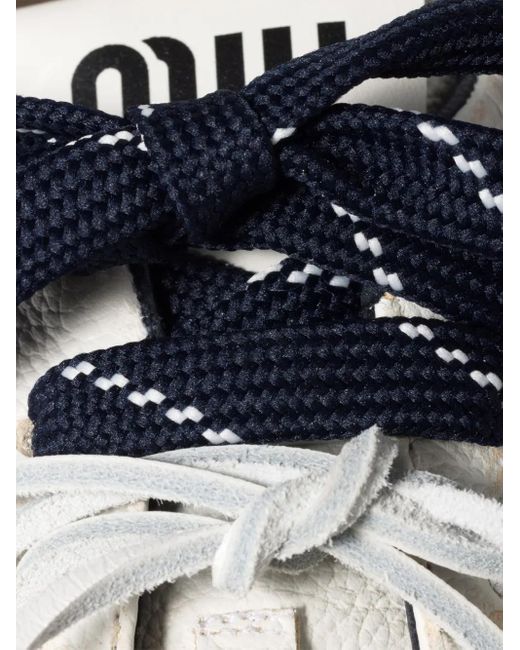 Miu Miu Multicolor Deco Leather Sneakers