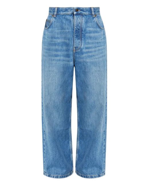 Loewe Blue Button-Fly Jeans for men