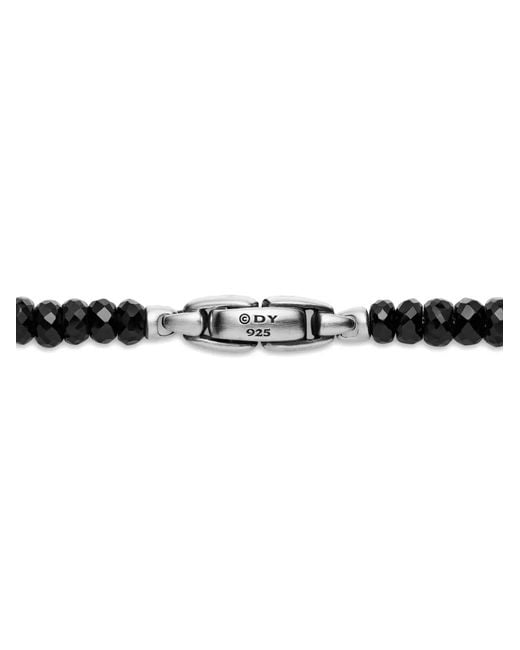 David Yurman Metallic Sterling Spiritual Beads Necklace (5Mm) for men