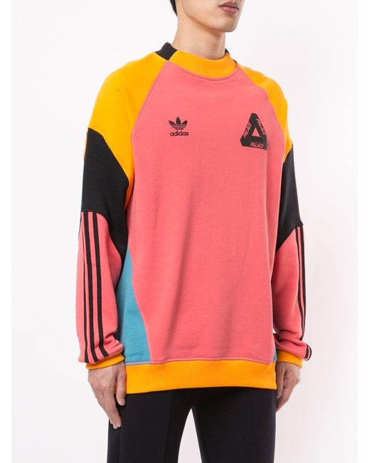 Palace Adidas Pullover mit Rundhalsausschnitt in Pink für Herren | Lyst AT