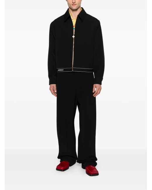 Casablanca Black Zip-Up Jacket for men