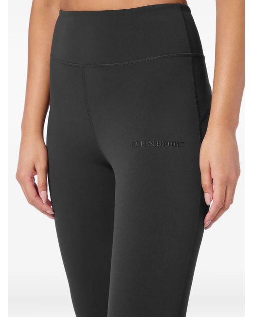 Philipp Plein Black Flared Leggings