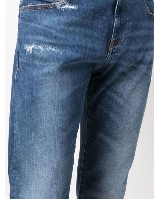 DIESEL Blue D-Strukt Slim-Cut Jeans for men