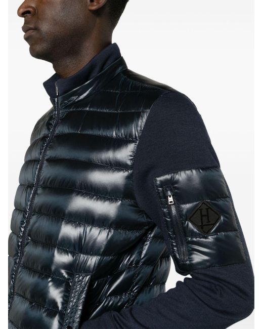 Herno Blue Yoga Quilted Down Jacket for men