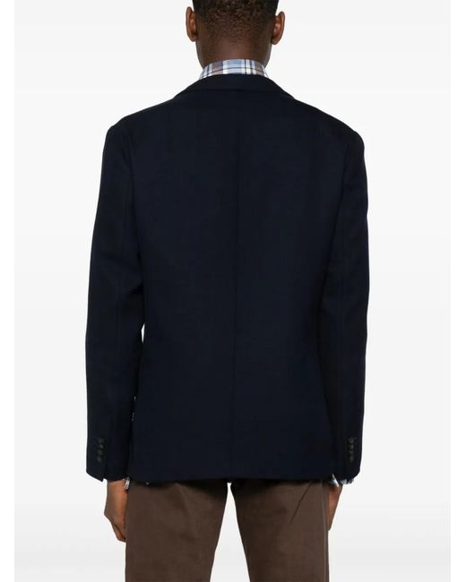 Fay Blue Virgin Wool Blazer for men