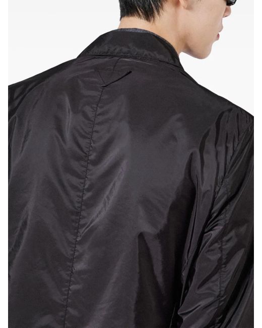 Prada Black Re-Nylon Single-Breasted Blazer for men