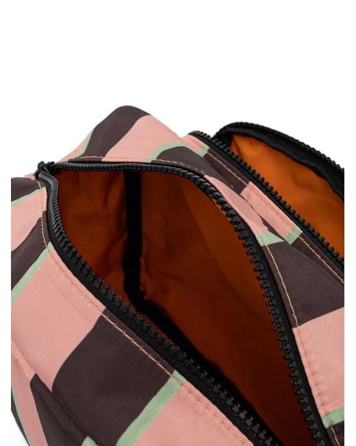 Stine Goya Pink Striped Cross Body Bag
