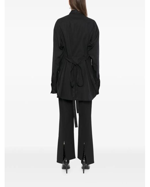 Setchu Black Cotton Shirt