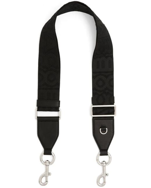 Marc Jacobs Black The Strap' Logo-Motif Strap