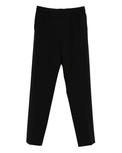 Pantalon À Taille À Lien De Resserrage Blanca Vita en coloris Black