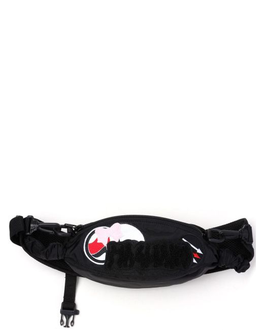 Magliano Black Candy Cane Belt Bag for men