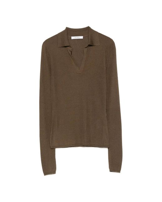 Max Mara Brown Sweater Mxmgergo