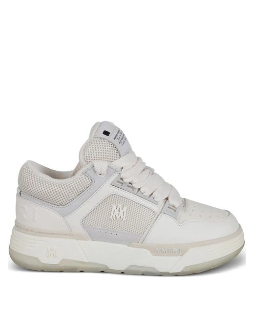 Amiri White Ma-1 Mesh Panelled Sneakers for men