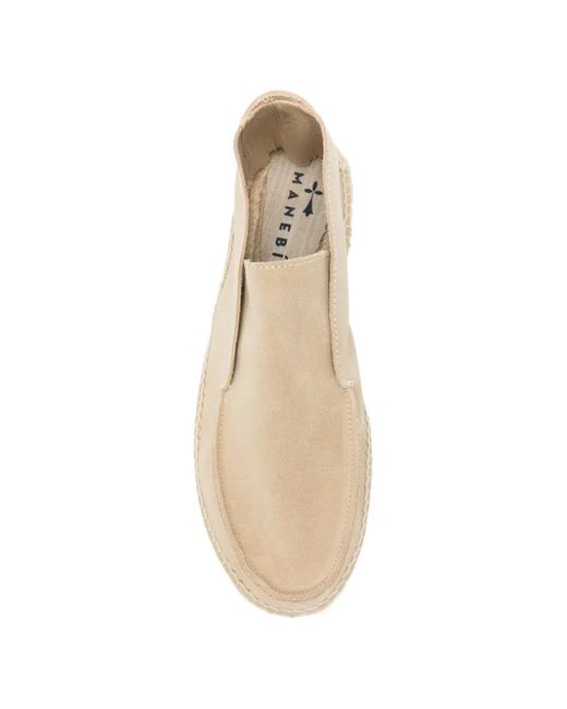 Manebí Natural Braided-Sole Slip-On Espadrilles for men