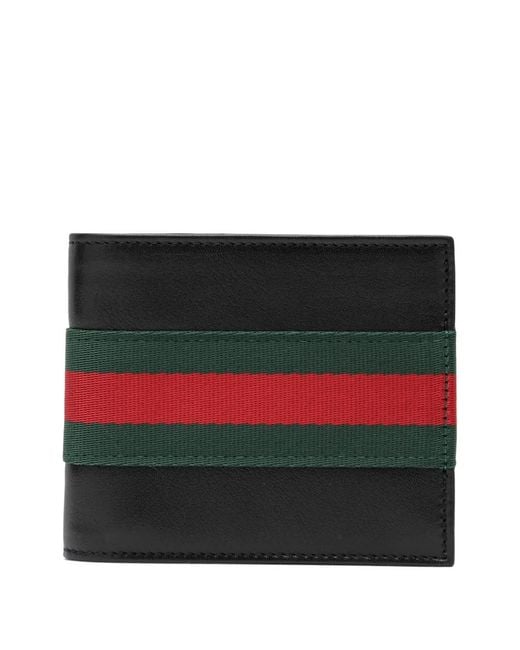 Gucci Red Web Trademark Wallet for men