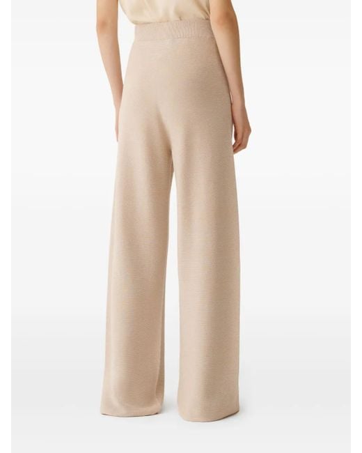 Fabiana Filippi Natural Knitted Trousers