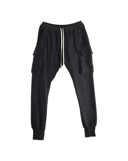 Rick Owens ドローストリングパンツ Rick Owens メンズ ブラック ドローストリング パンツ【公式通販】