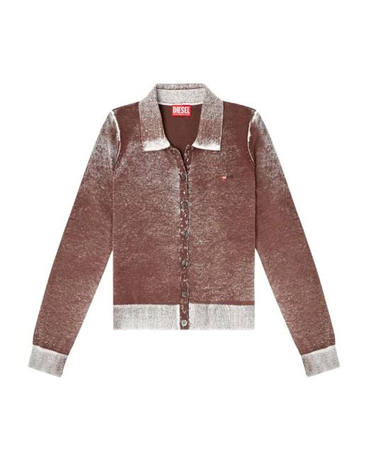 DIESEL Red M-Loren Cardigan