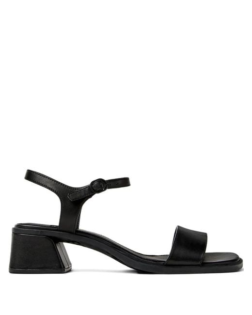 Camper Black Kora Buckle Sandals