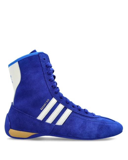 Adidas Blue Rasant Mid Sneakers