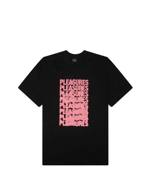 Pleasures Black Immolate T-Shirt for men